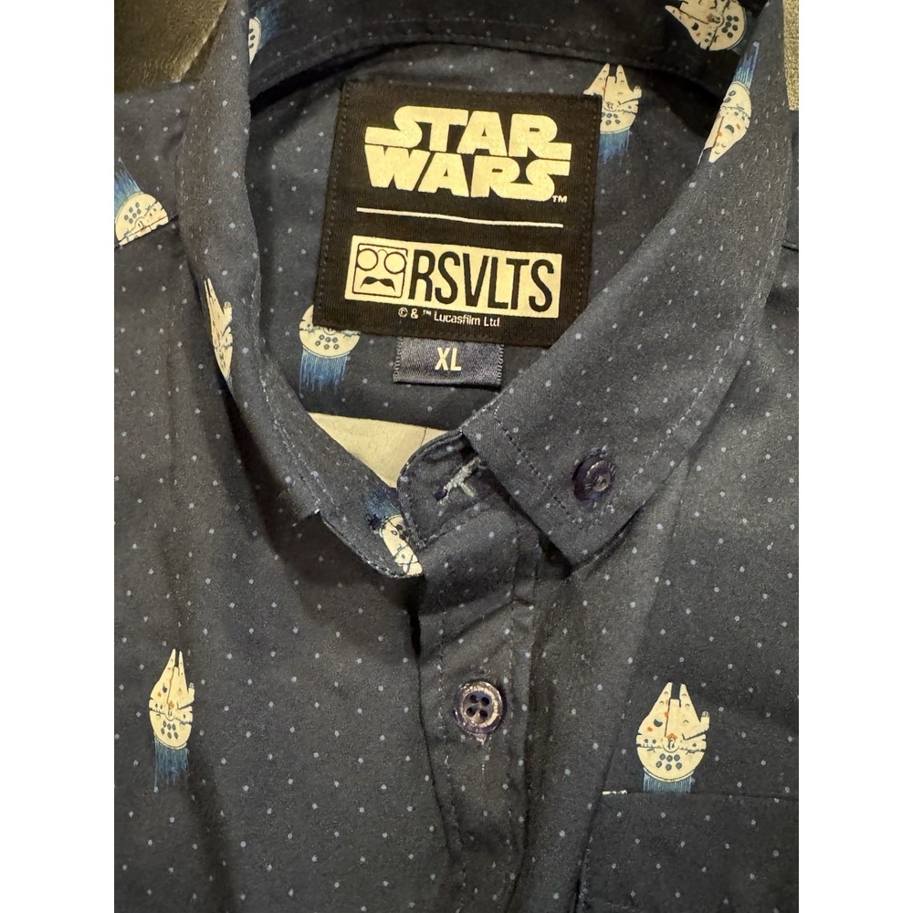 RSVLTS Youth Star Wars "12 Parsecs" Millennium Falcon KUNUFLEX Shirt - XL (Z)